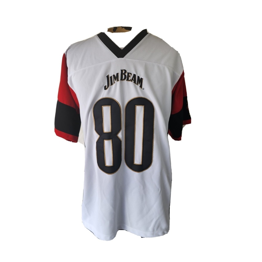 Jim Beam #80 Football Jersey Embroidered‎ Size L